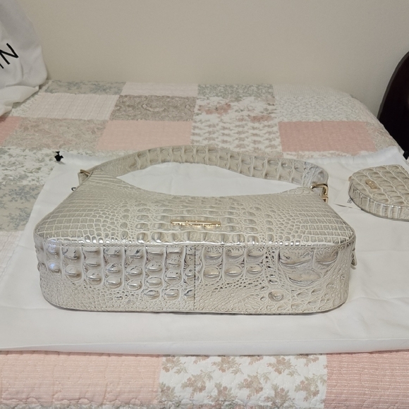 Brahmin Abbott Shoulder Bag In Ivory Dream Melbourne. NWT - Picture 9 of 16